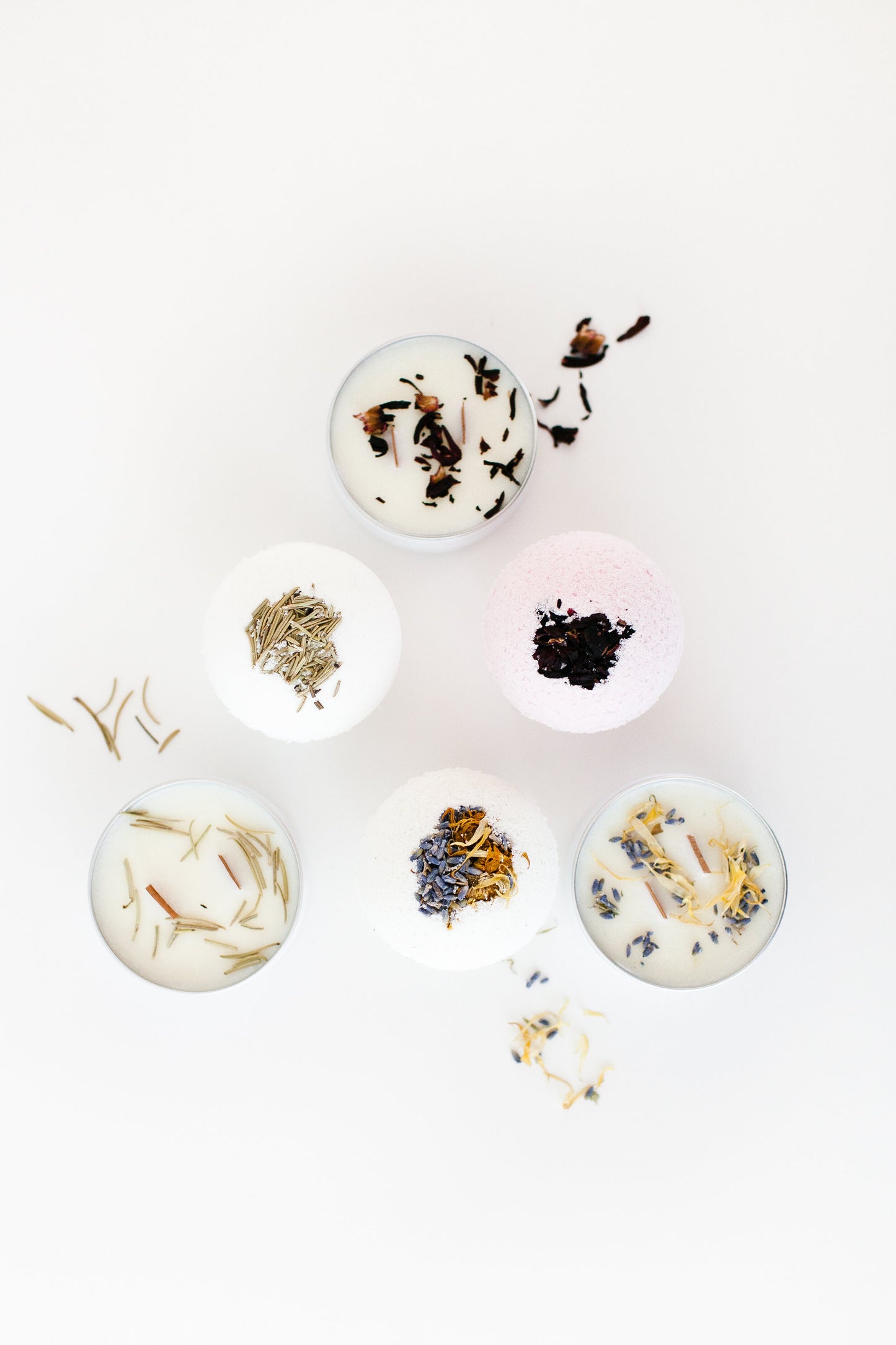 CLARITY.HARMONY.EMERGENCE - bath bomb + candle bundle