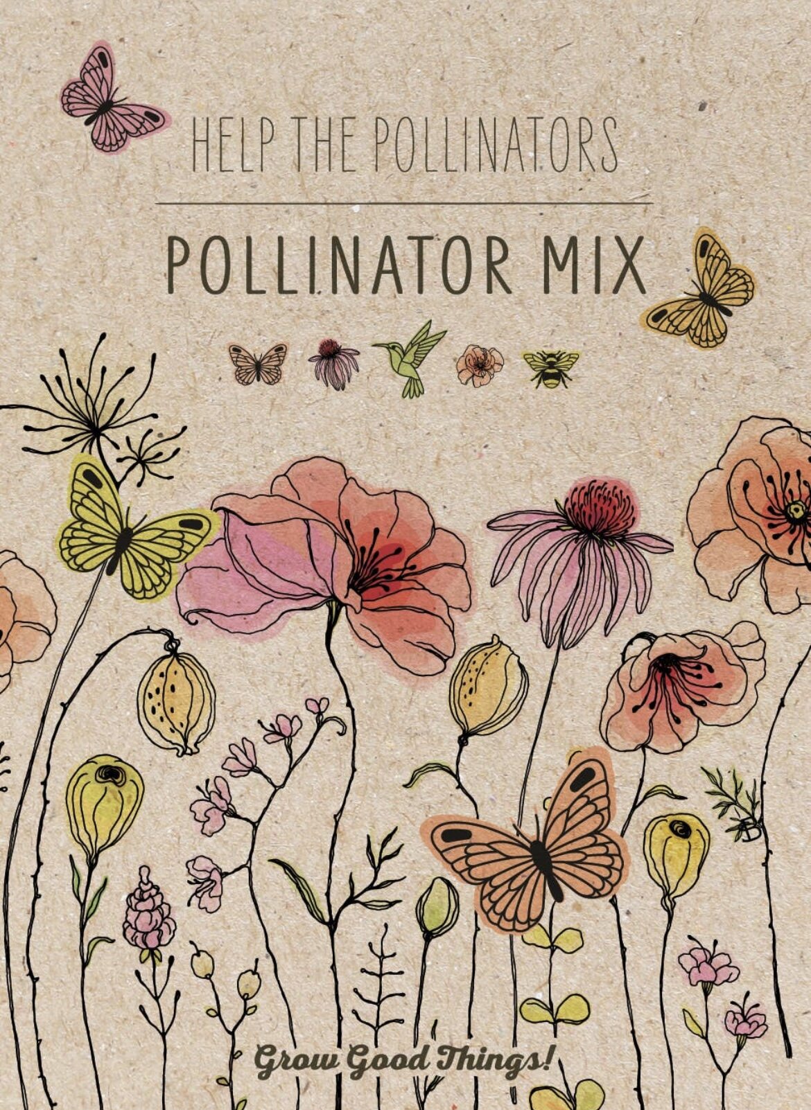 pollinator butterfly wildflower seeds