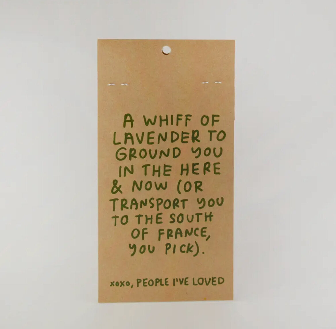 lavender air freshener